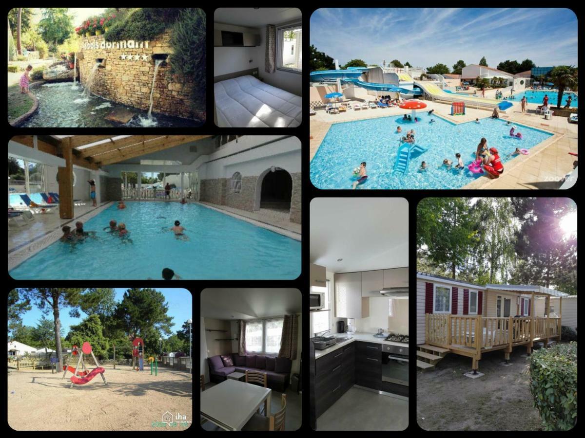 Mobil-Home 4 6 Personnes 2 Chambres Camping Le Bois Dormant 圣让-德蒙 外观 照片
